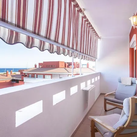 公寓 Home2book Sea Front Duplex Terrace Pool 圭马尔港